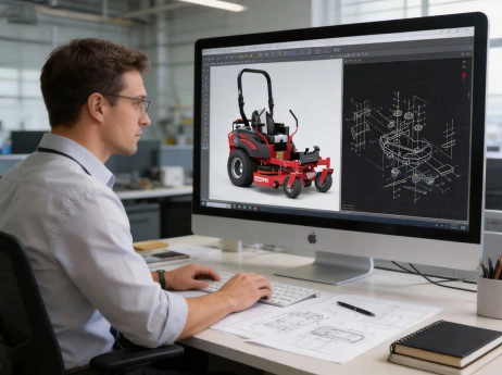 Kutter OEM custom manufacturing for commercial mowers