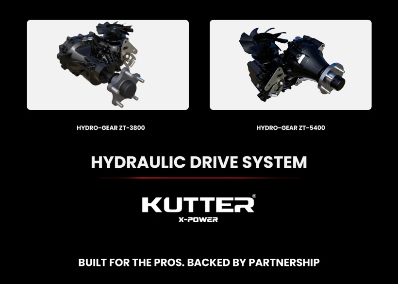 Kutter Commercial Zero Turn Mower Hydraulic System
